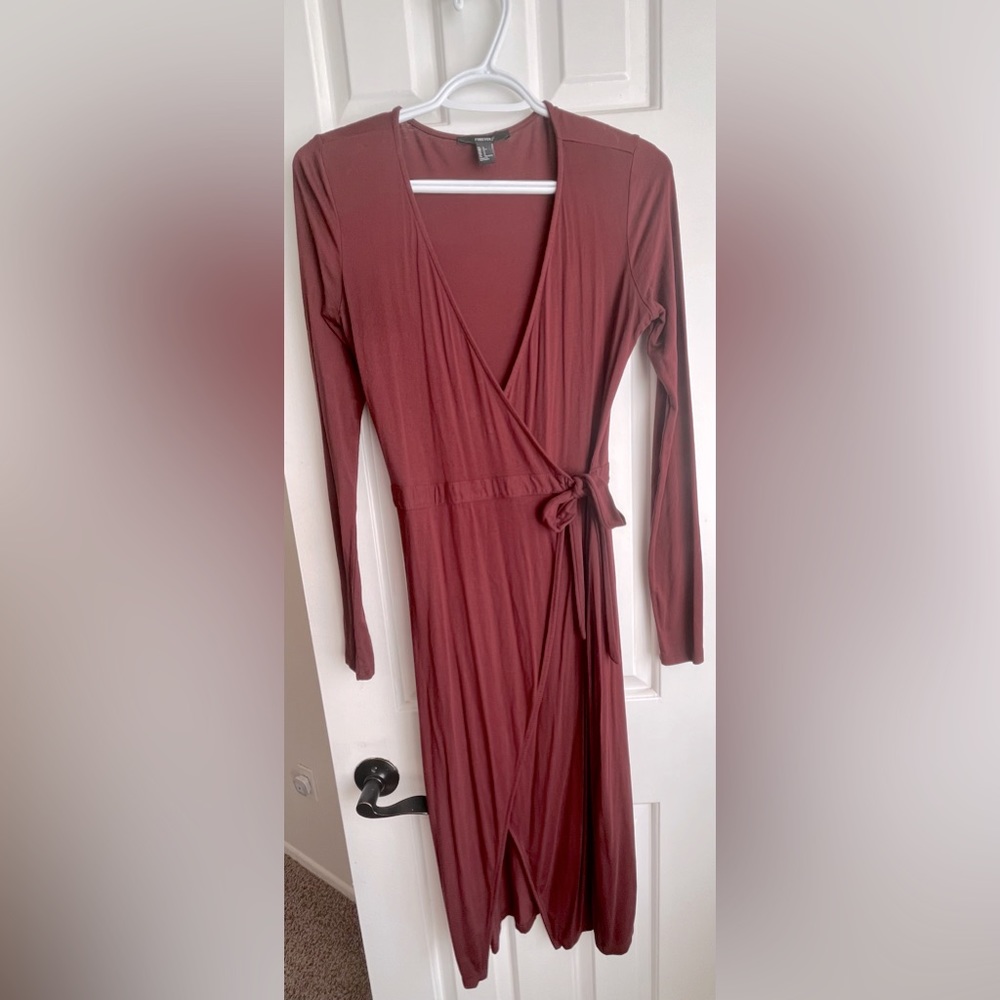 Forever 21 Midi Wrap Dress